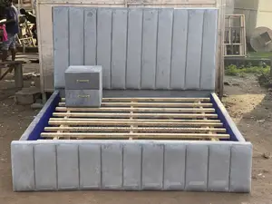 Queen Size Bed Frame With 1 Side Drawer