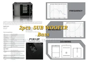 Tpa P181-Sp Sub Woofer Bass (2pcs) Speaker