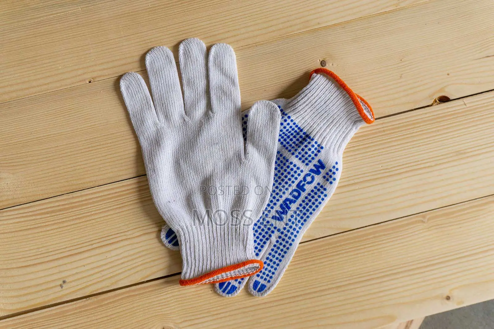Knitted&Pvc Dots Gloves - Wkg1801
