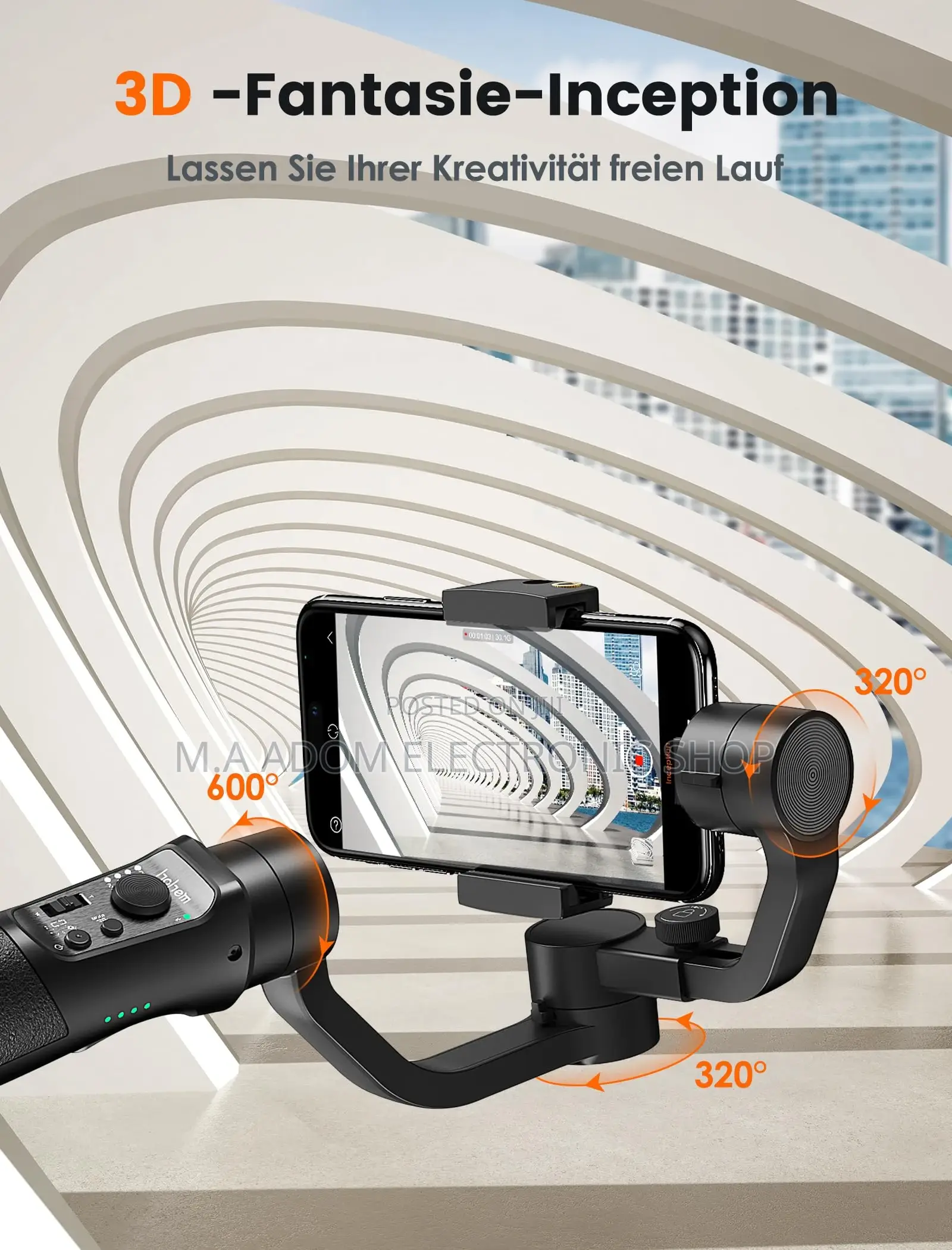 Isteady Fone Gimbal for Smart Fones