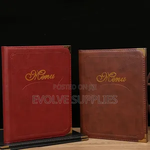 Leather Menu Folder for Restaurant, Bars and Hotels