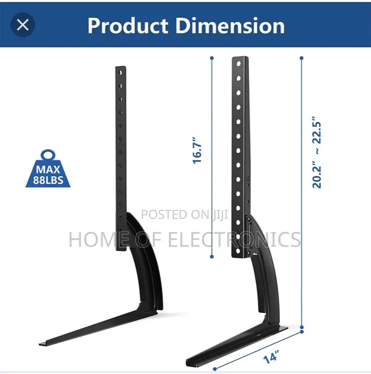 Standard Universal Tv Leg Stand(37-75 Inches)