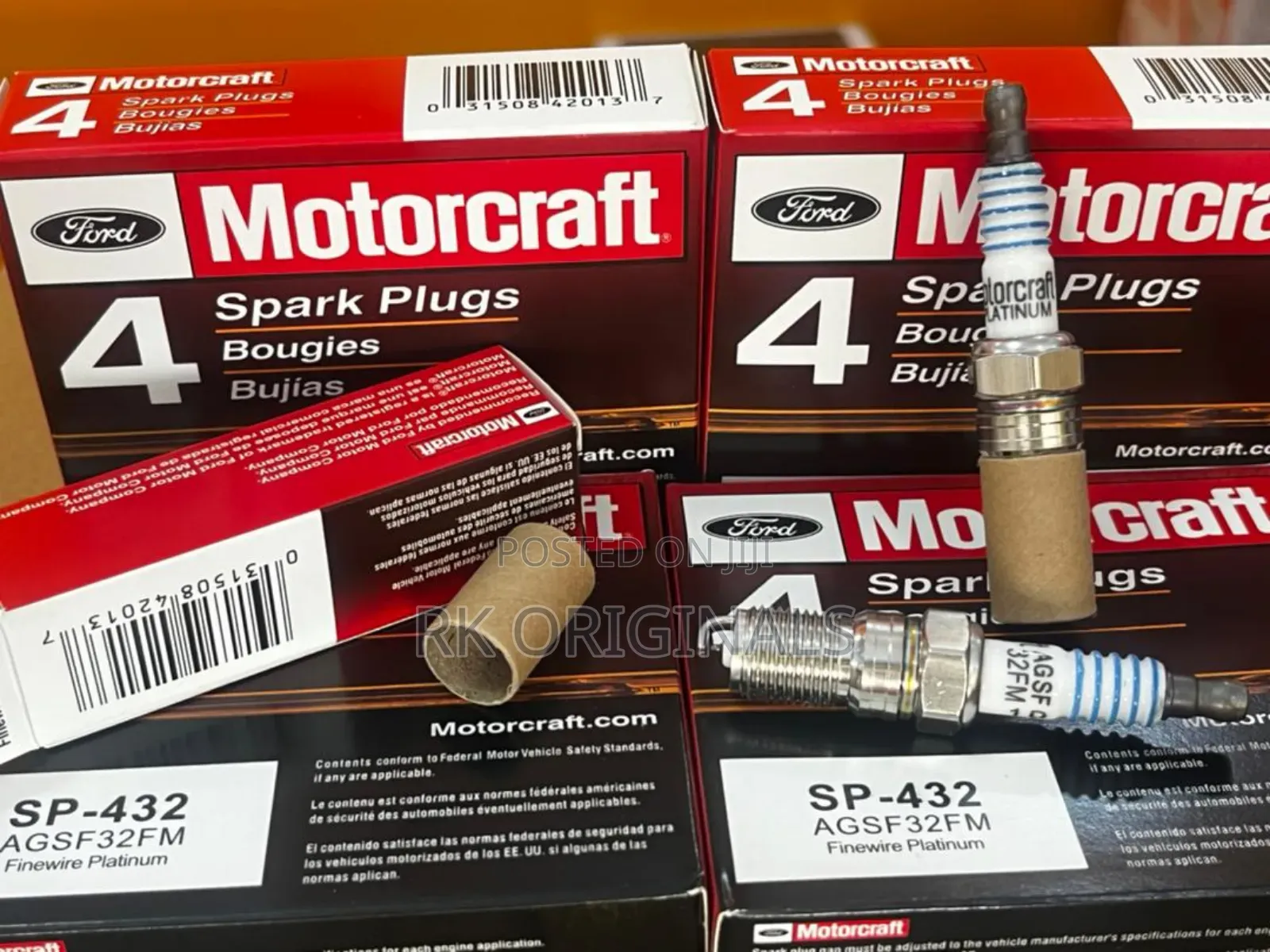 Spark Plugs Motorcraft Sp-432 16"16 Short Thread From Usa