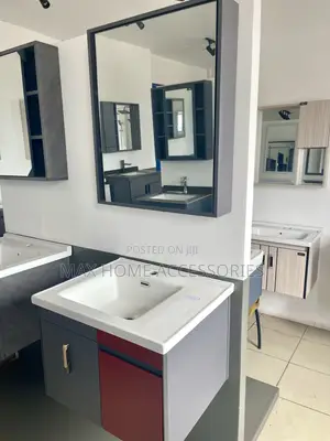 Bathroom Cabinet With Mirror And Hand Wash Basin