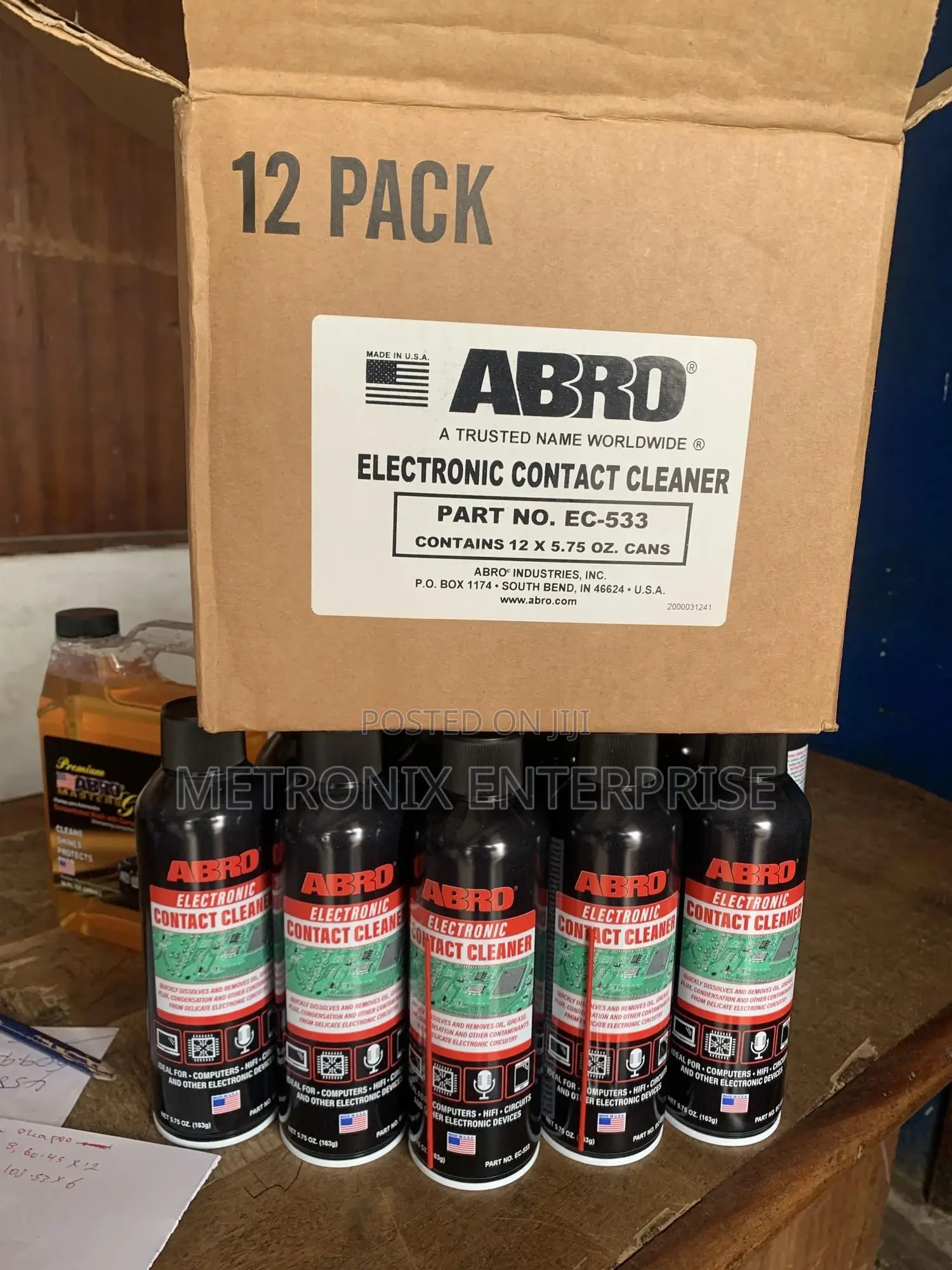 Electronic Contact Cleaner,(ABRO USA)