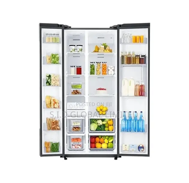 Amazing SAMSUNG-647LTR-SIDE-BY-SIDE-REFRIGERATOR-RS62R5001M9