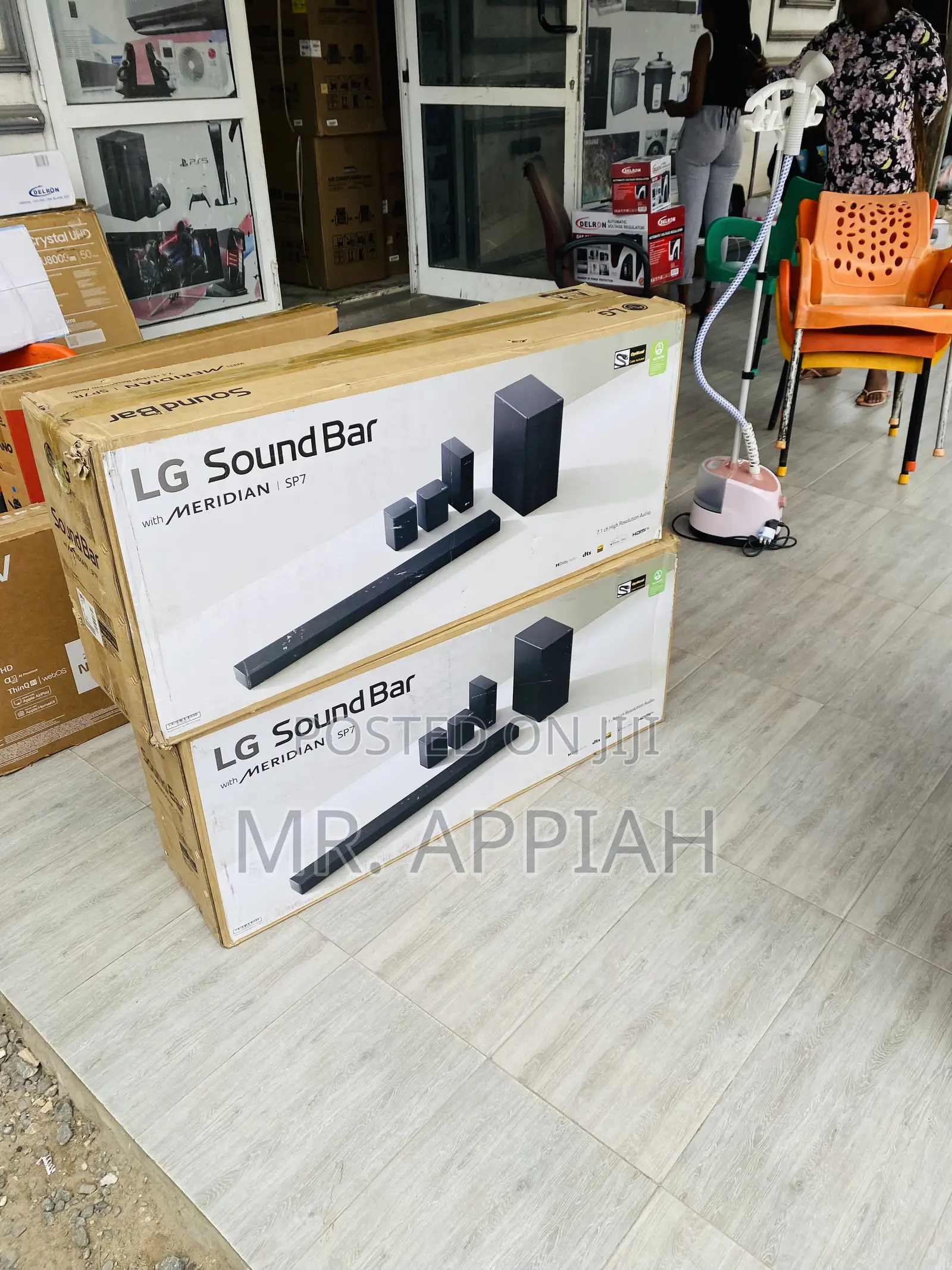 Classic Lg Sp7r High Res Audio Soundbar + Rear Speaker Kit
