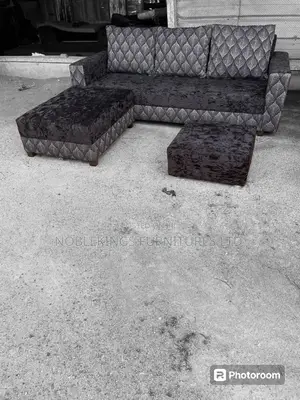 L Sofa With Table