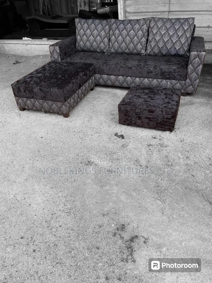 L Sofa With Table