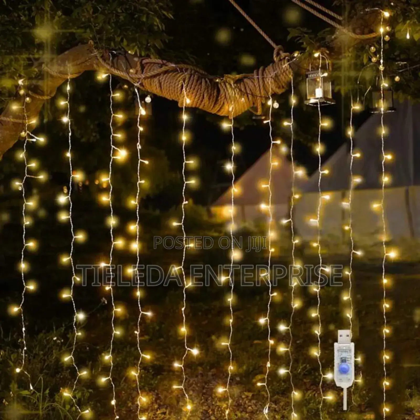 3x3 Meters Warm Curtain Light