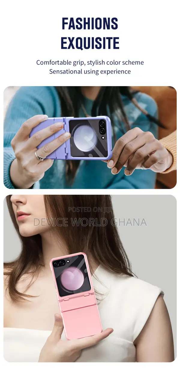 Mesh Hinge Full Protection Case for Samsung Z Flip 6 and 5