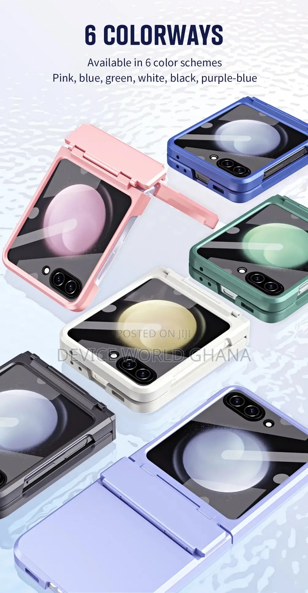 Mesh Hinge Full Protection Case for Samsung Z Flip 6 and 5