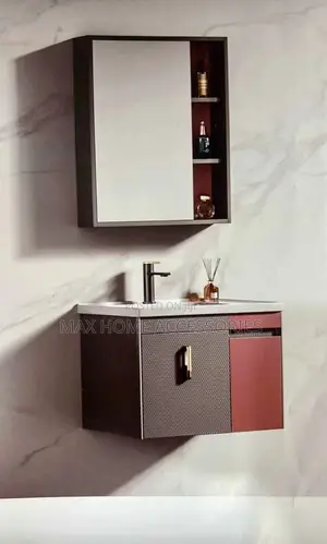 Bathroom Cabinet With Mirror And Hand Wash Basin