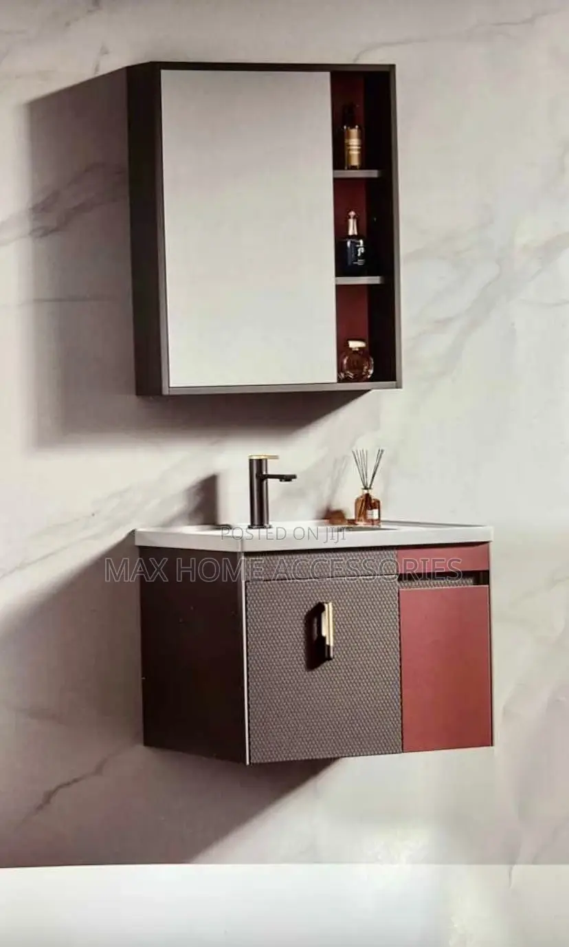 Bathroom Cabinet With Mirror And Hand Wash Basin