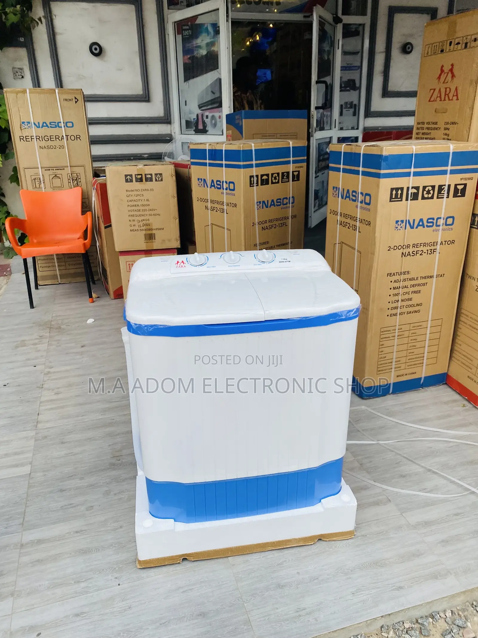 Purchase Zara 7kg Top Load Electric Washing Machine.