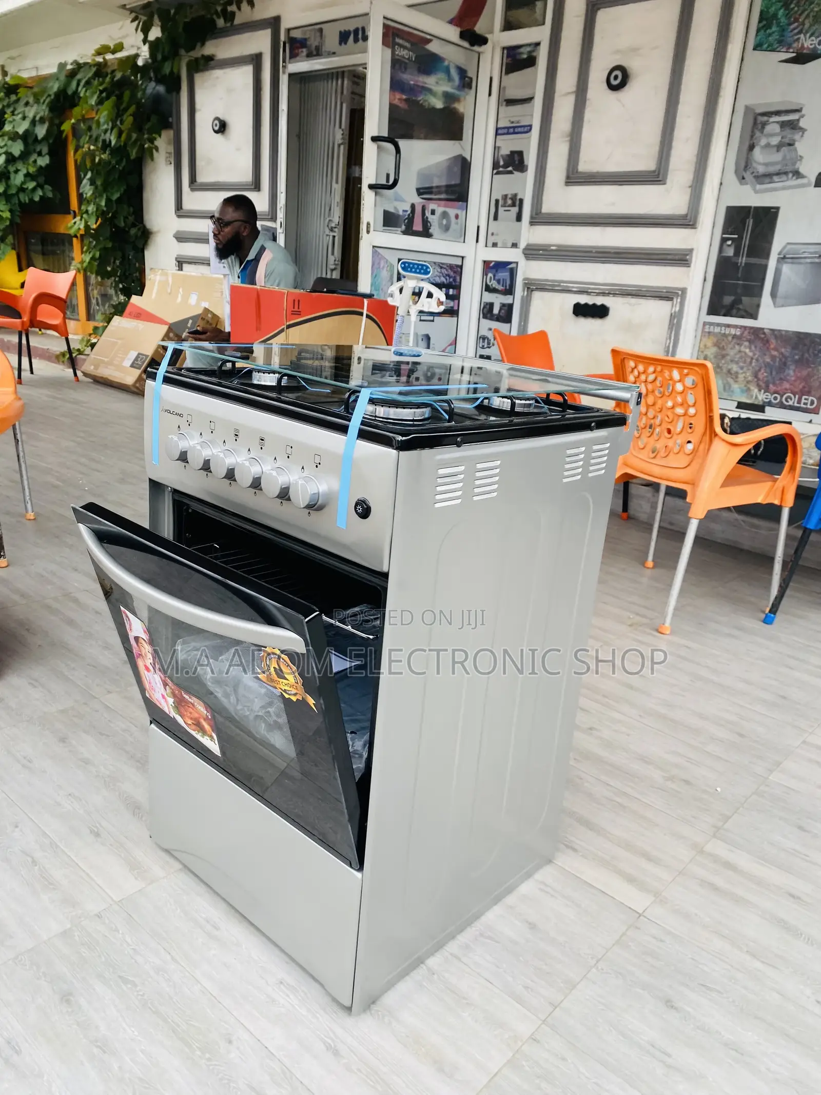 Brand New Volcano 50x50 4 Gas Burner With Oven(Classic).
