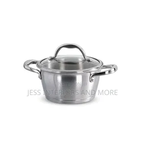 Tramontina 6-Piece Stainless Steel Stackable Cookware Set