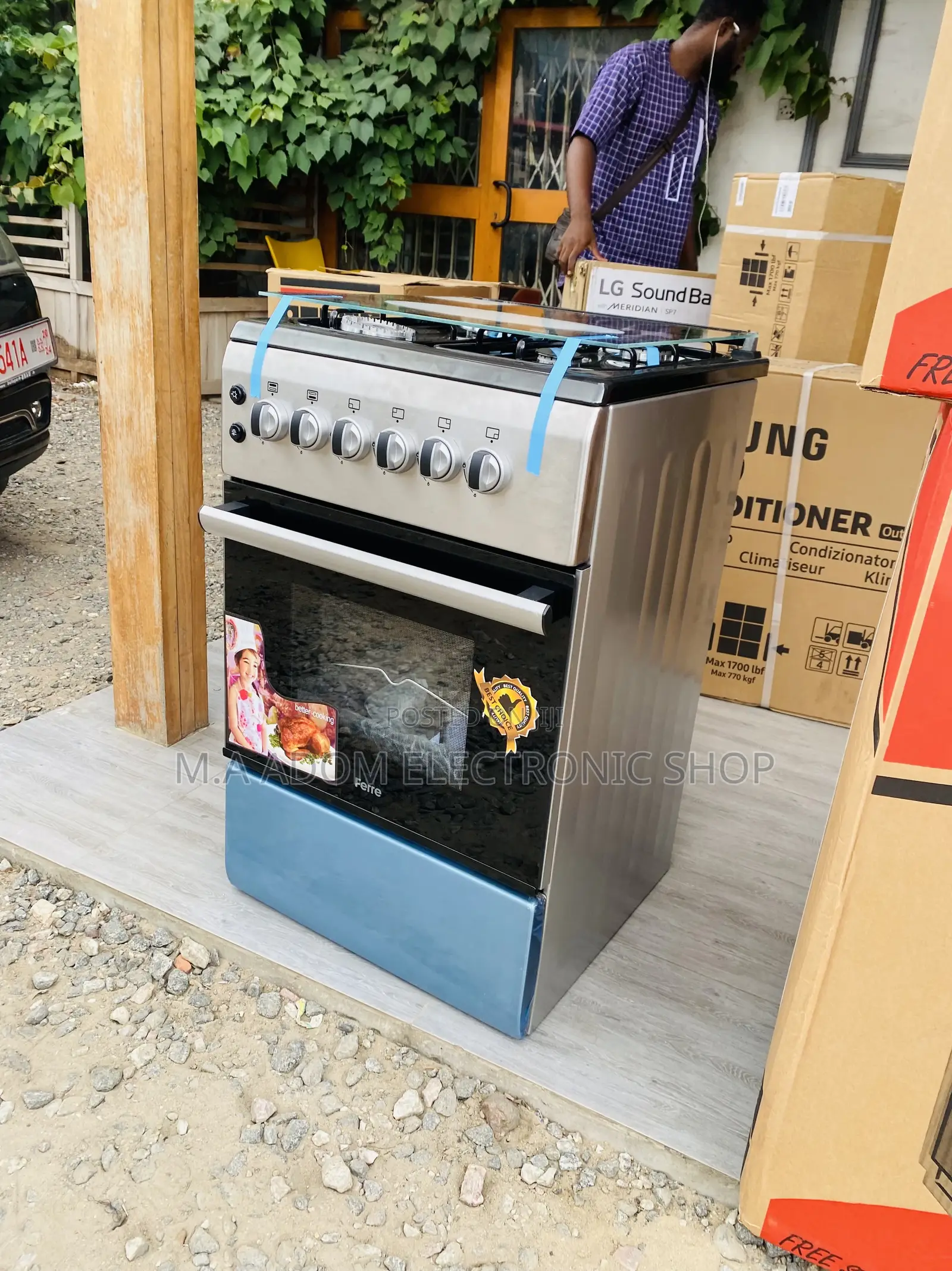 Shop Well Designed Ferre 50x60 4 Gas Burner With Grill.