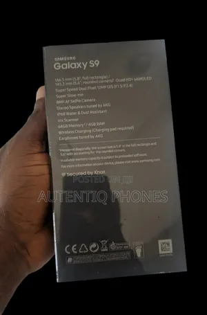 New Samsung Galaxy S9 64 GB Black