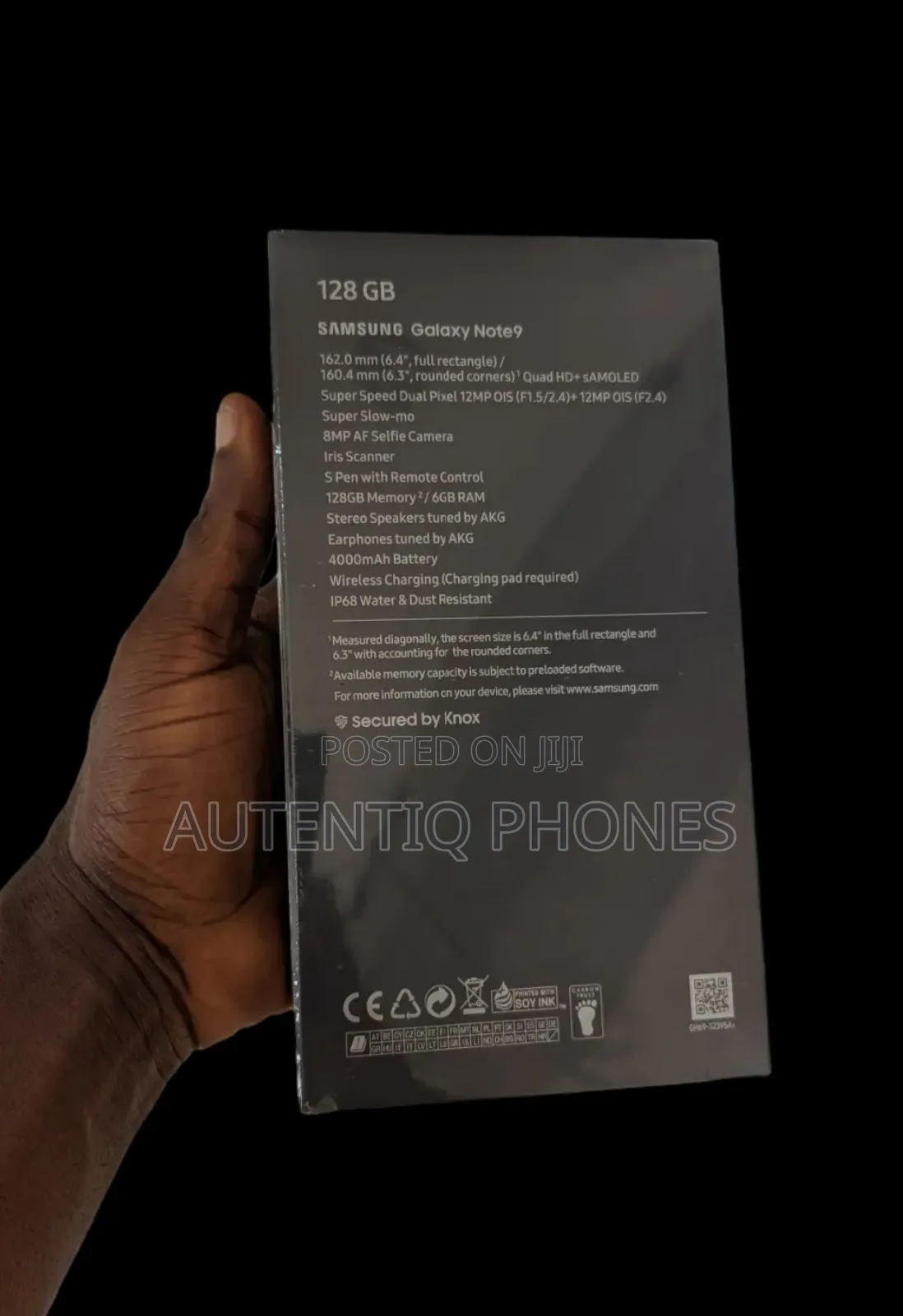 New Samsung Galaxy Note 9 128 GB Black