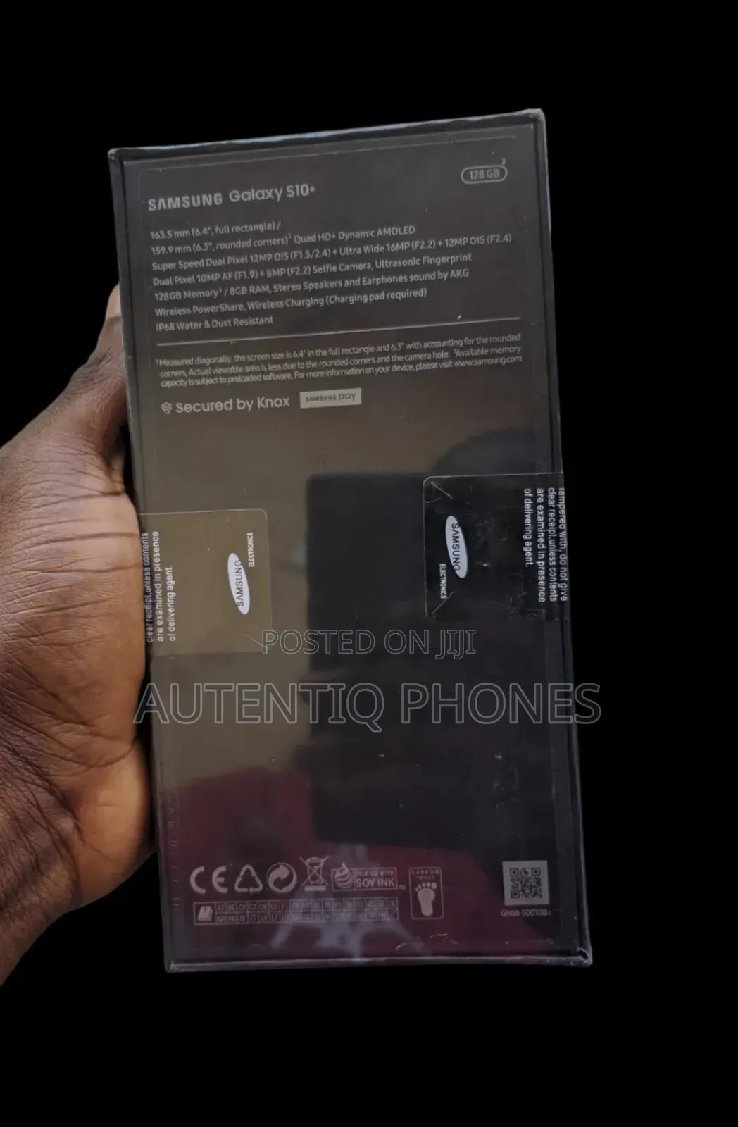 New Samsung Galaxy S10 Plus 128 GB Black