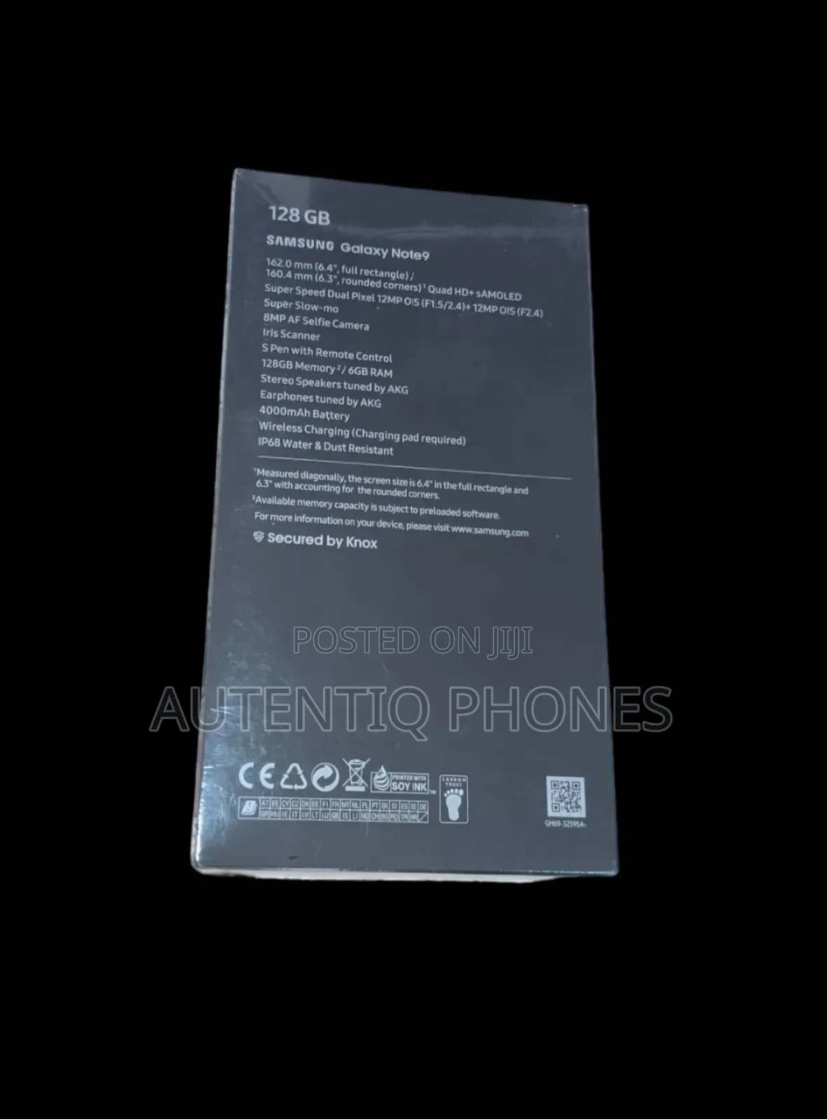 New Samsung Galaxy Note 9 128 GB Black