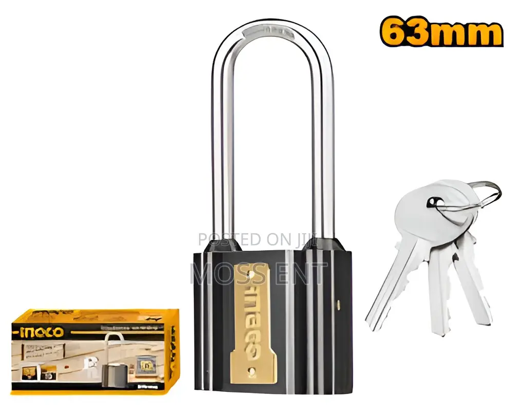 Long Shackle Iron Padlock 63mm - Dipl0631l
