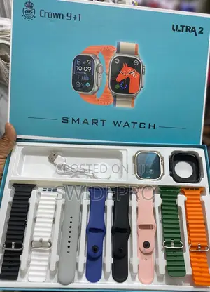 Crown H70 7 +1 Ultra 2 Smart Watch (7 Straps )
