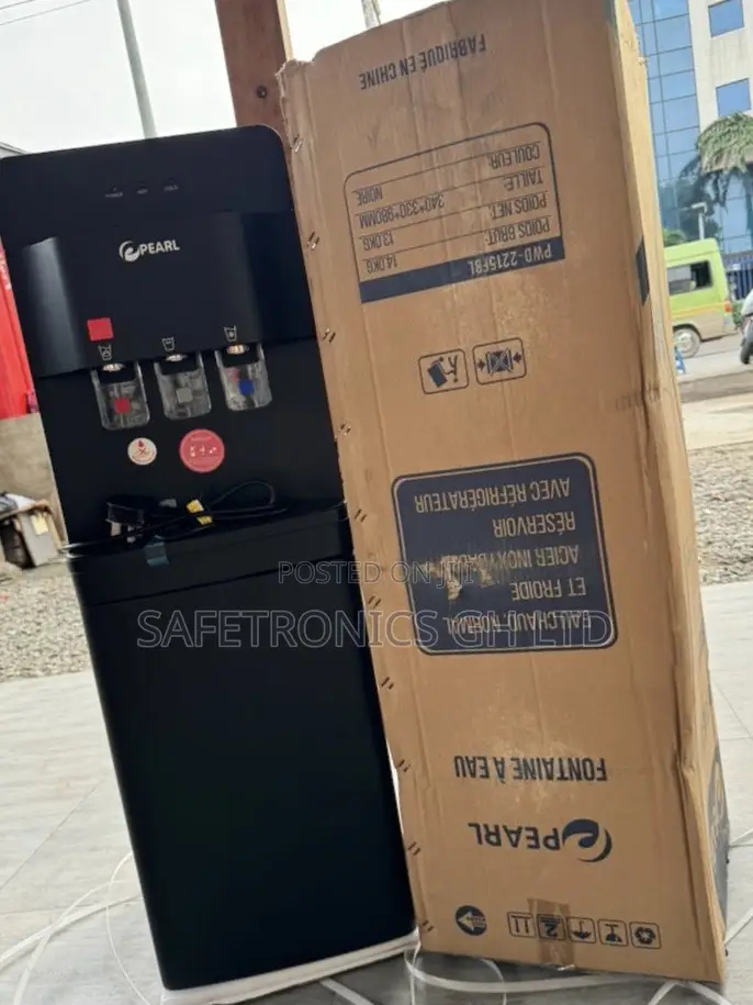 Hot/Cold Pearl Black Water Dispenser PWD-2215