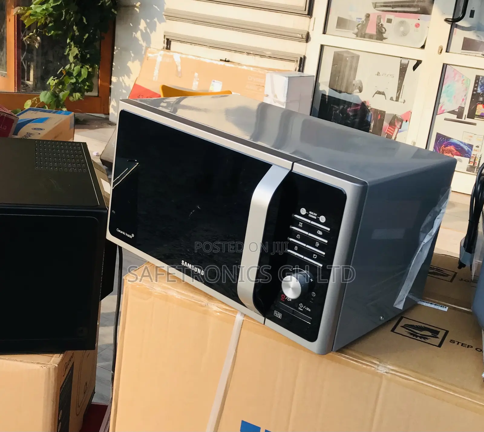 23 Liters Countertop Samsung Black Ms23f301 Microwave 