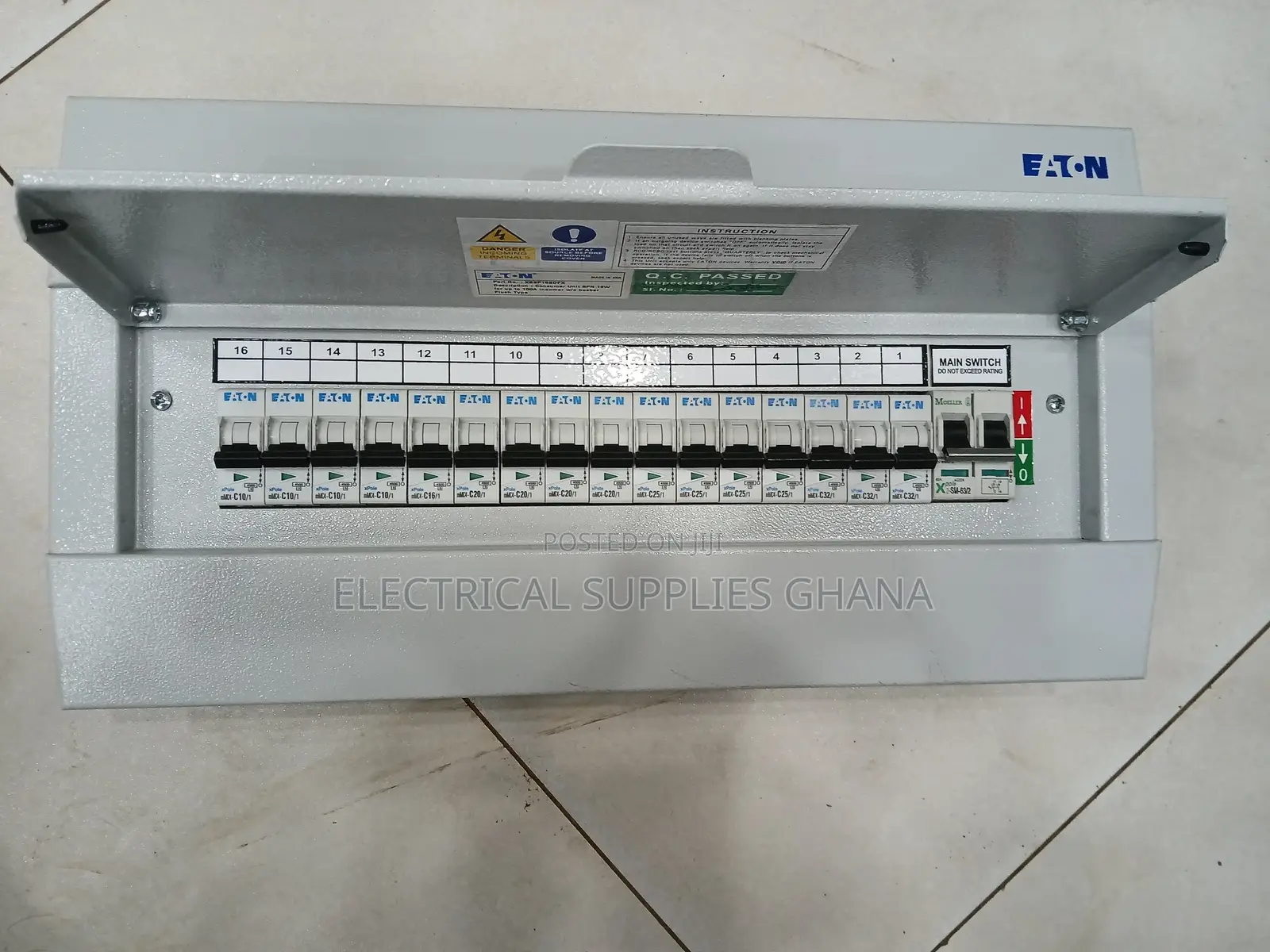 Eaton Single Phase Distribution Board (Spn)