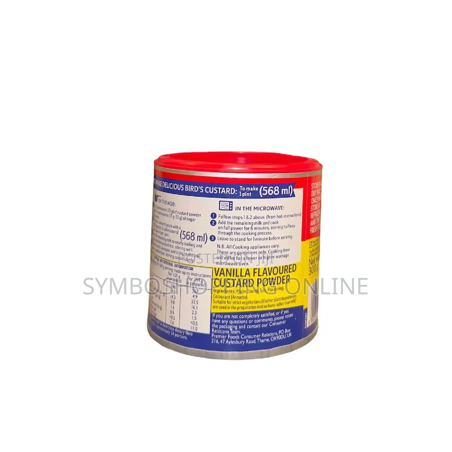 Birds Original Custard Powder Vanilla Flavored