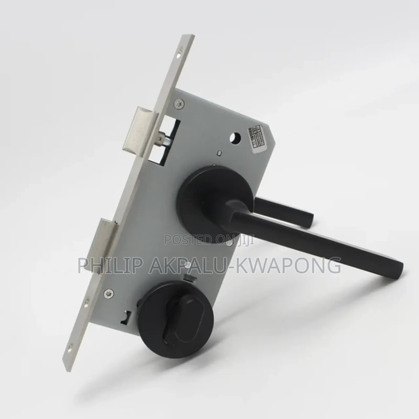 Matt Black Rosette Door Lock