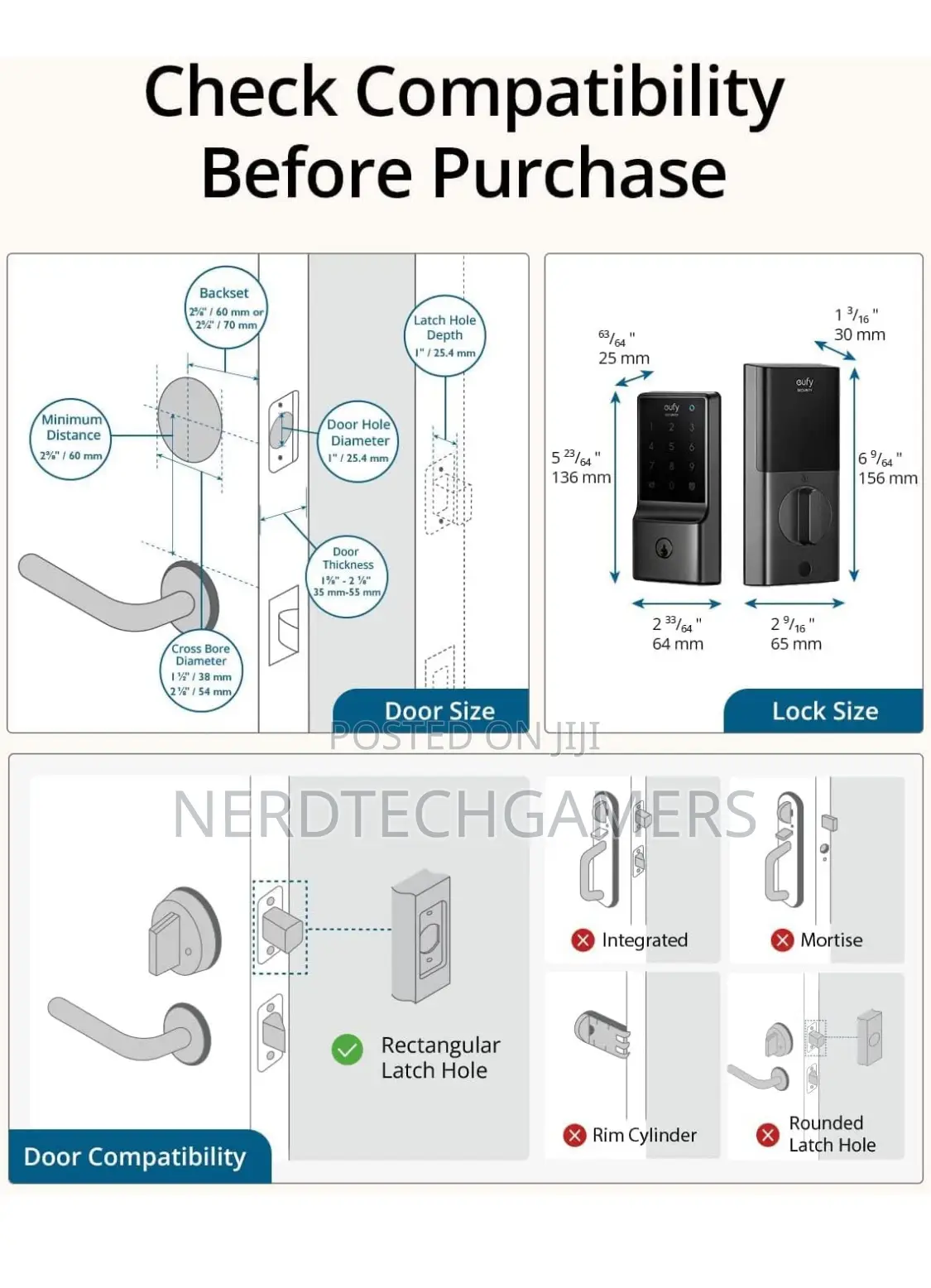 Eufy Security Smart Lock, Keyless Entry Door Lock, Wifi