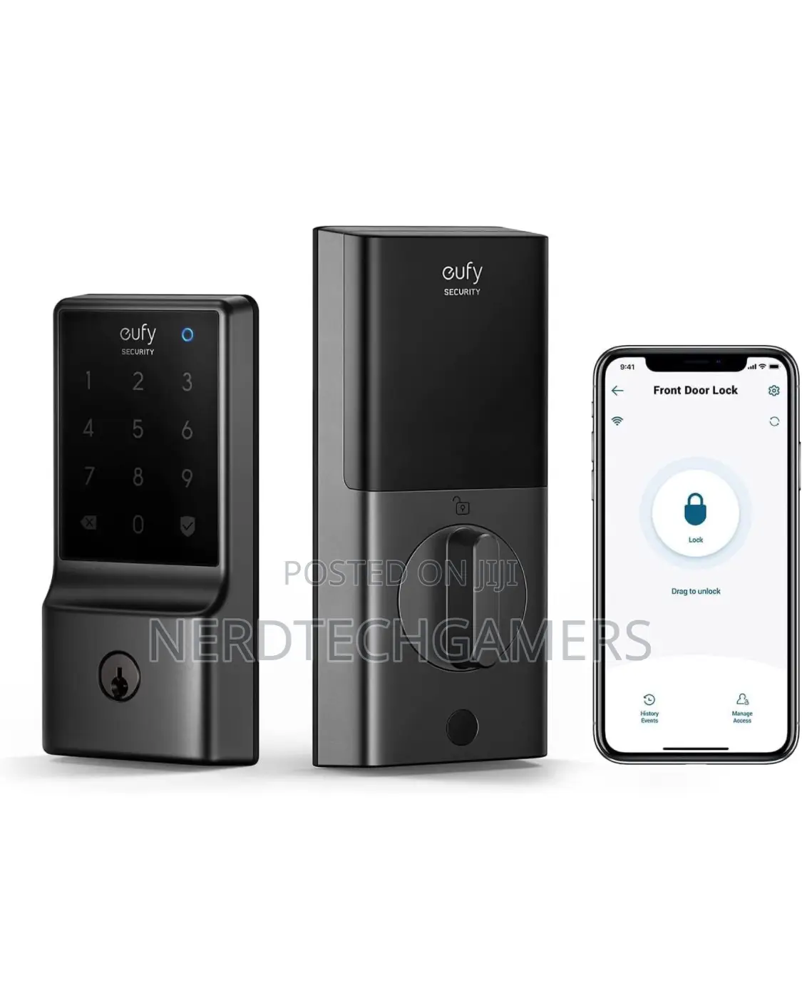 Eufy Security Smart Lock, Keyless Entry Door Lock, Wifi