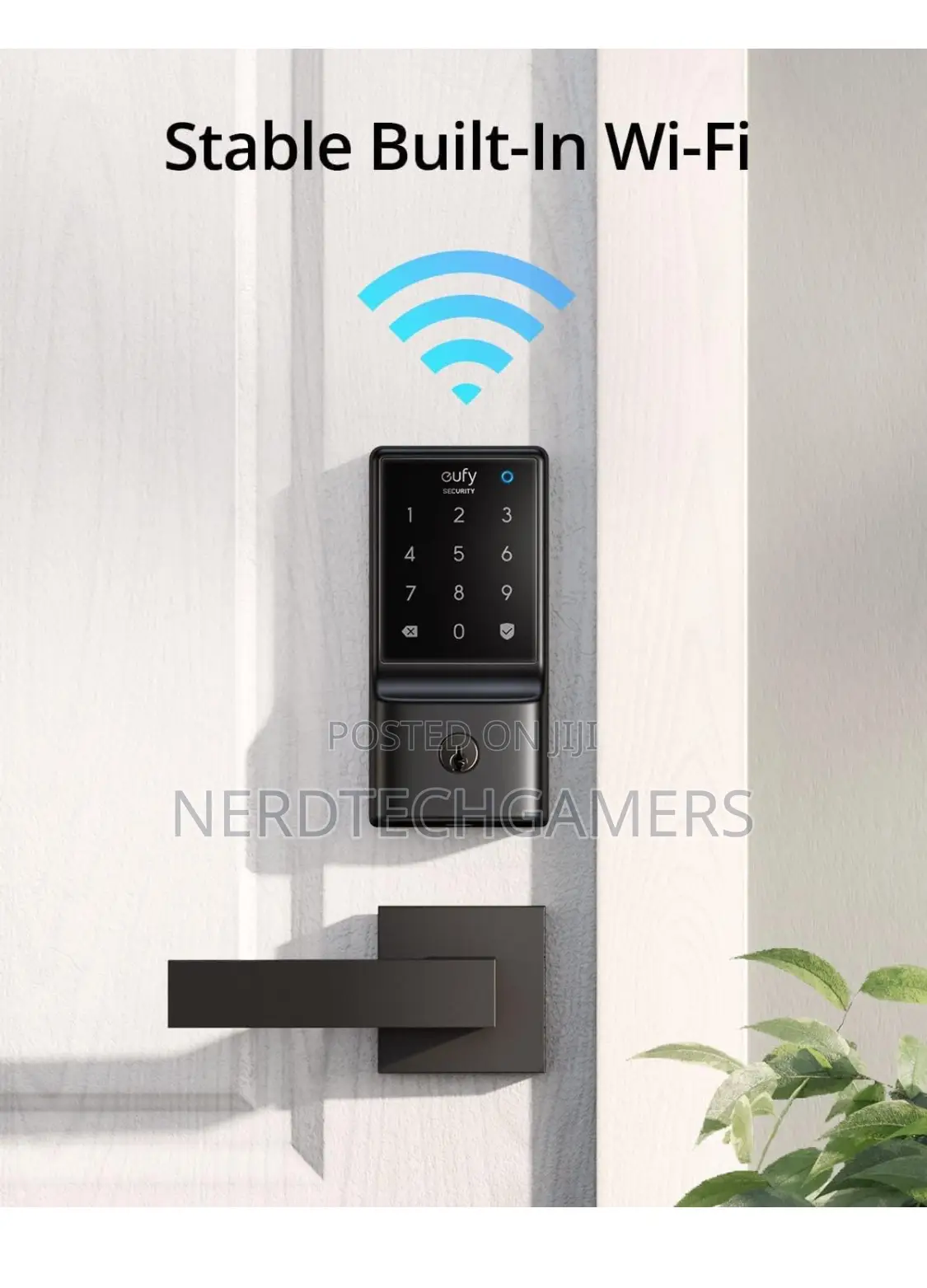 Eufy Security Smart Lock, Keyless Entry Door Lock, Wifi