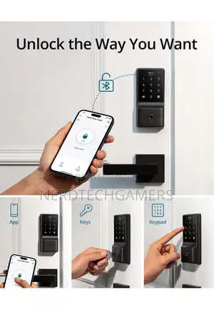Eufy Security Smart Lock, Keyless Entry Door Lock, Wifi