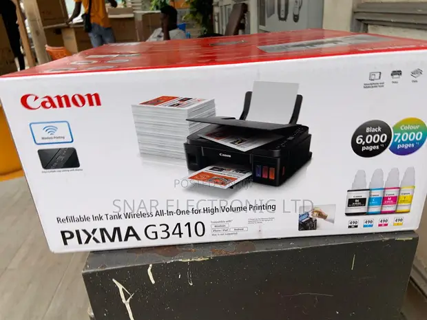 Newly Canon Pixma G3410 All in One Inkjet Wireless Printer in