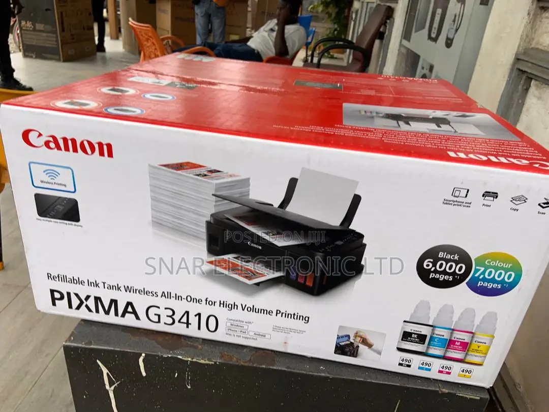 Amazing Canon G3410 All in One Inkjet Wireless Printer