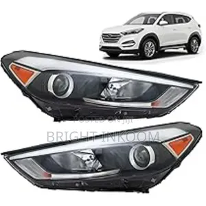 Hyundai Tucson 2016 2017 2018 Headlight Pair