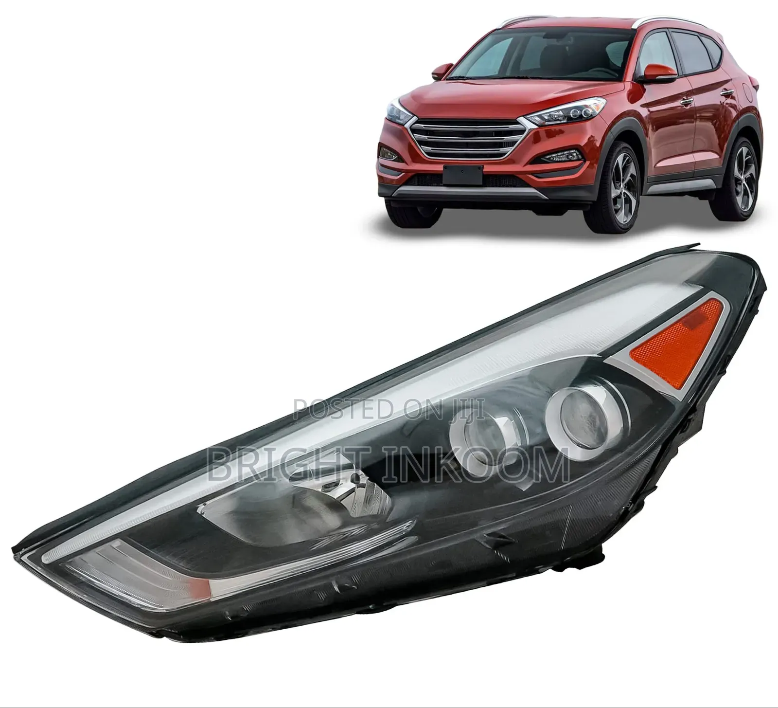 Hyundai Tucson 2016 2017 2018 Headlight Pair