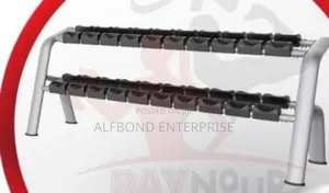2 Layers Heavy Duty Dumbbell Rack
