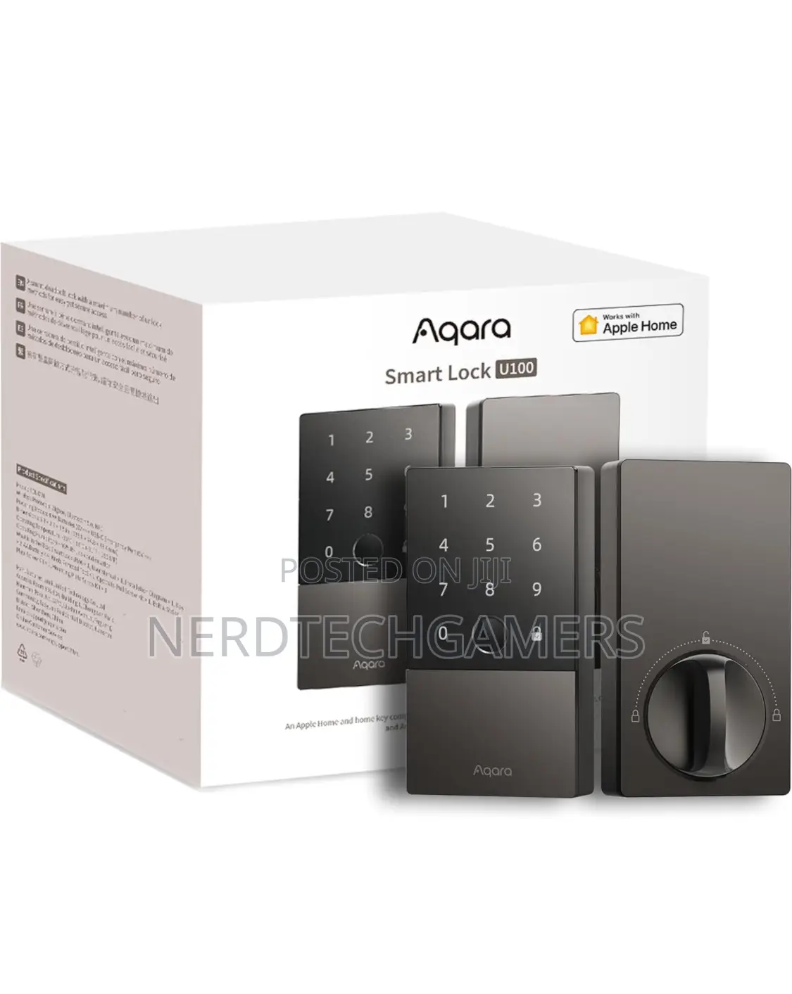 Aqara Smart Lock U100, Fingerprint Keyless Entry Door Lock
