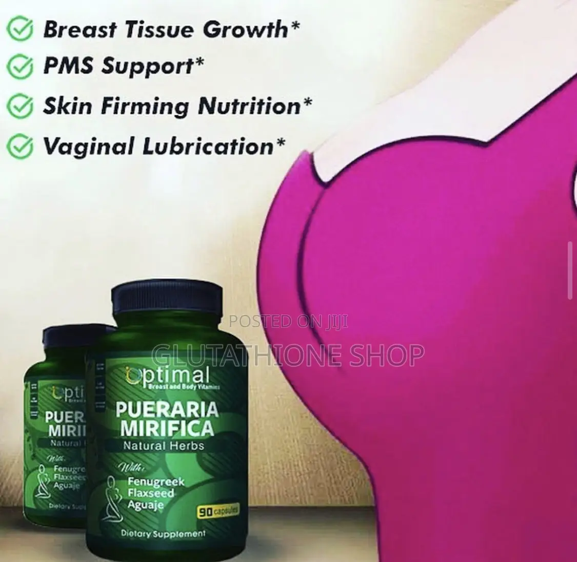 Body Vitamins With Fenugreek, Flaxseed and Aguaje