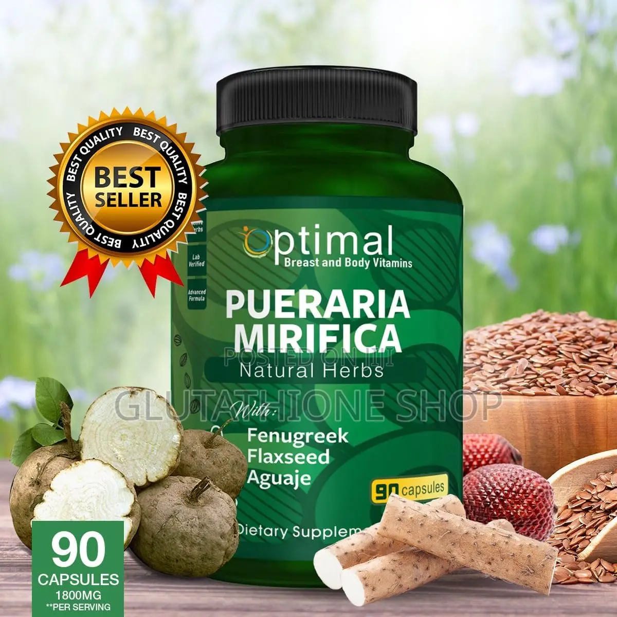Body Vitamins With Fenugreek, Flaxseed and Aguaje