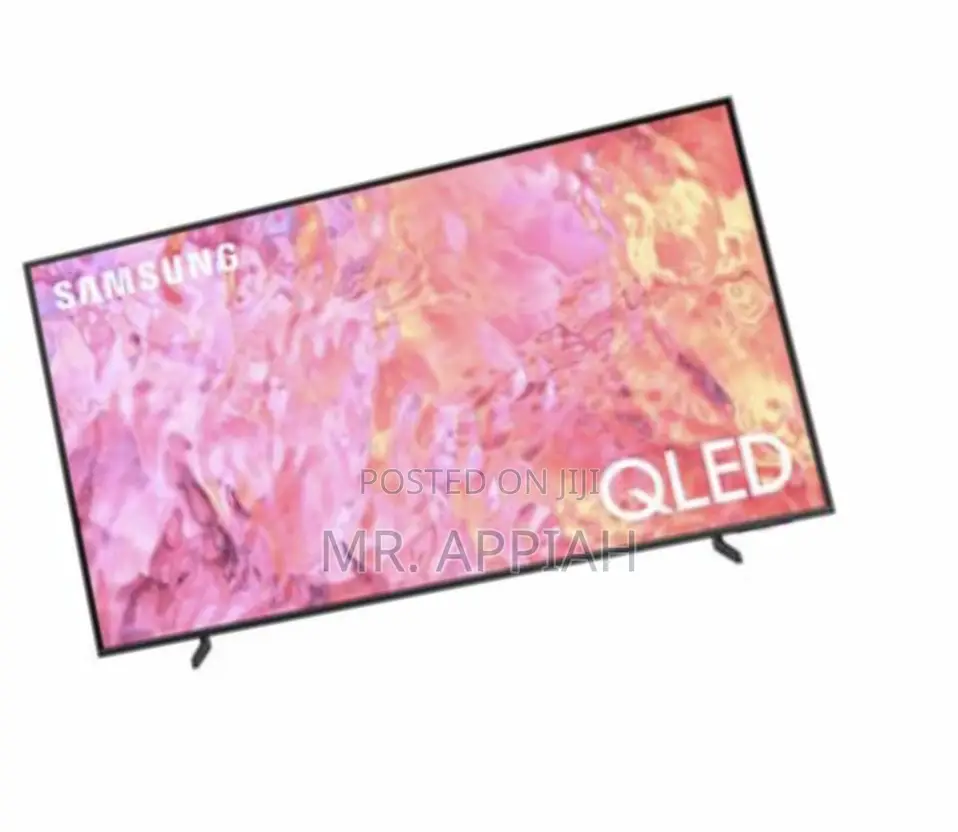 Sleek Designed Samsung 55q60c 55” Qled Smart Television.