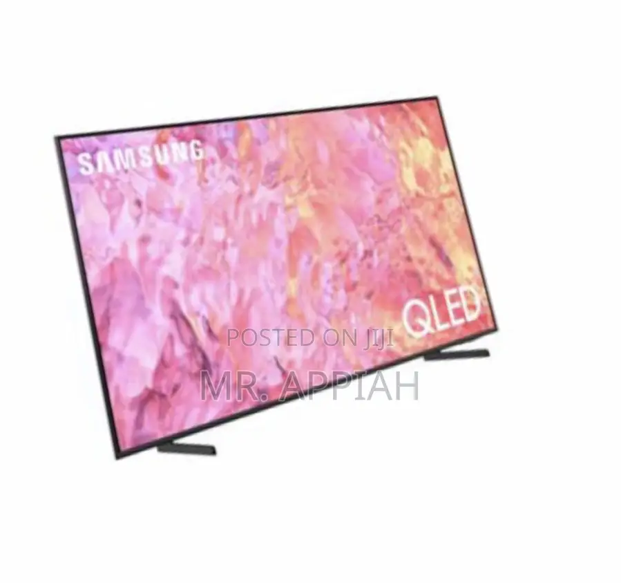 Sleek Designed Samsung 55q60c 55” Qled Smart Television.