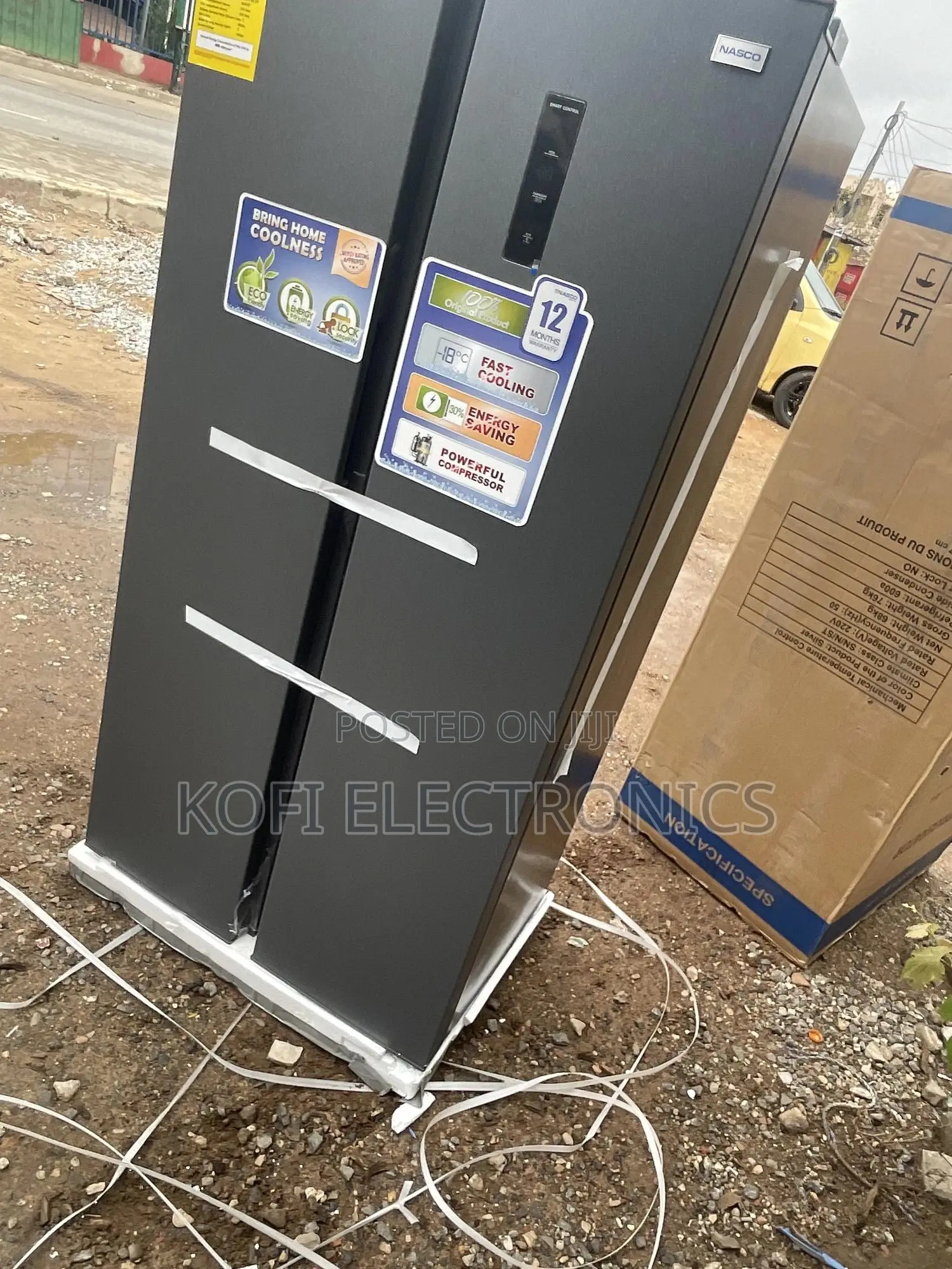 Nasco NASF2-66.1FF Side-by-Side Refrigerator