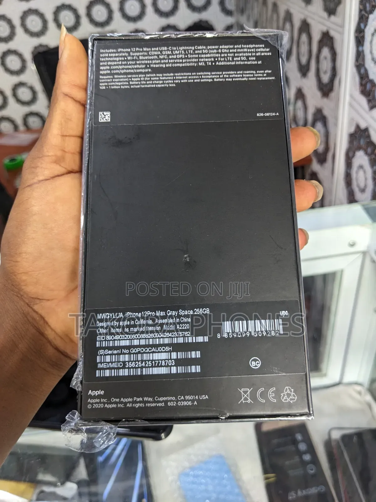 New Apple iPhone 12 Pro Max 256 GB Gray