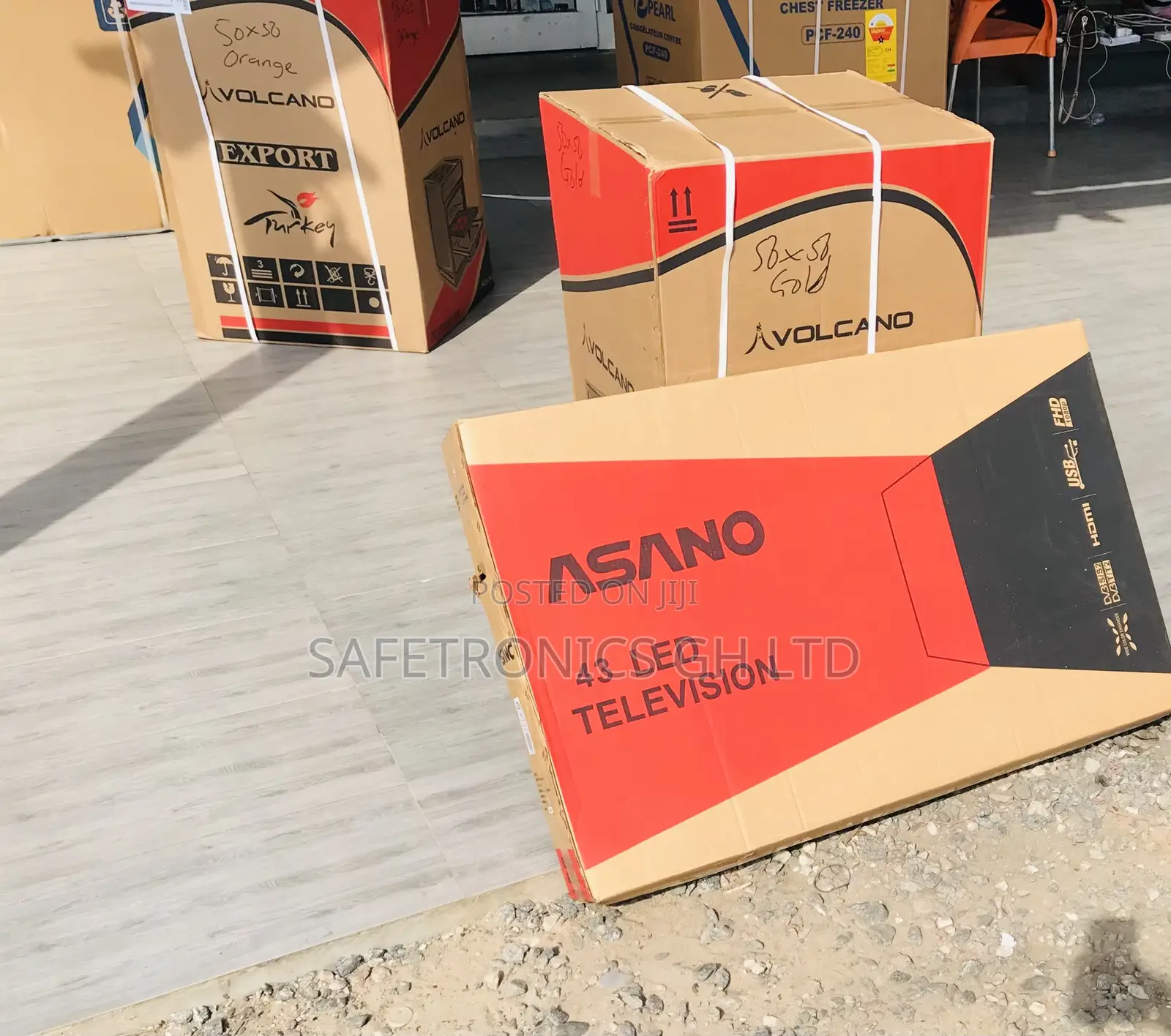 Genuine Asano Black 43 Inch Digital Satellite Led Tv 